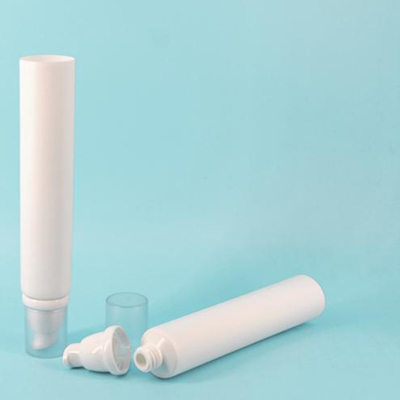 Emballage cosmétique vide Tube PE à double couche avec écran de soie
