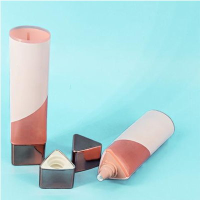 Emballage cosmétique vide Tube PE à double couche avec écran de soie