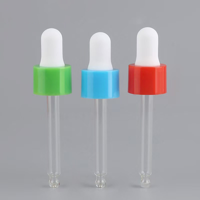 Couleur personnalisée 18 mm 24 mm Gouttelier en plastique en PP lisse avec pipette en plastique pour des mesures précises