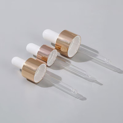 18mm 24mm en aluminium vis de fermeture PP gouttelier en plastique pour le sérum choix populaire