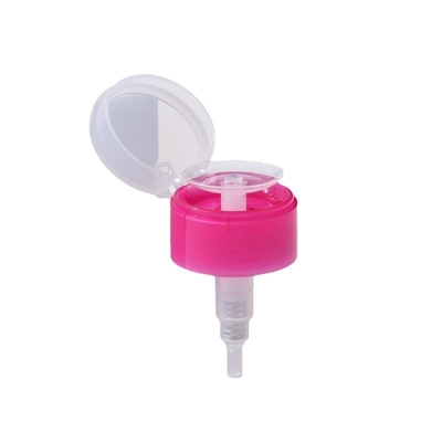 Matériau en plastique PET coloré 28/410 33/410 0,5cc Dosage Flip Top Dispenser de vernis à ongles élimineur d'huile pompe à fuite