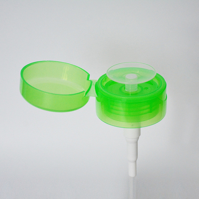 Matériau en plastique PET coloré 28/410 33/410 0,5cc Dosage Flip Top Dispenser de vernis à ongles élimineur d'huile pompe à fuite