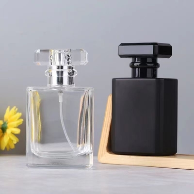 Matt Noir 30 ml 50 ml 100 ml Bouteille en verre pour parfum et brume
