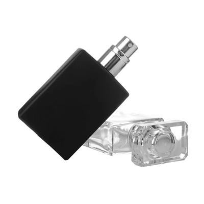 Matt Noir 30 ml 50 ml 100 ml Bouteille en verre pour parfum et brume