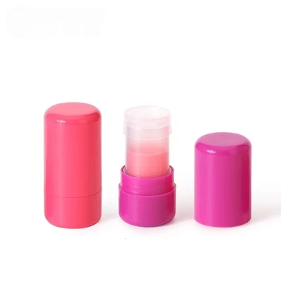 Traitement de la surface par estampage à chaud 3G bouche creuse vide tube de rouge à lèvres avec fermeture à vis de joint en caoutchouc plastique durable