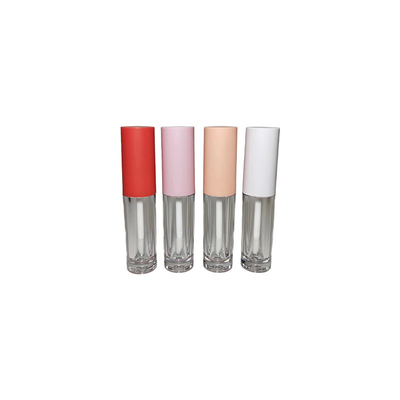 Emballage vide 6 ml Tubes de brillant à lèvres clairs Barbe ronde Logo personnalisé Tubes de brillant à lèvres