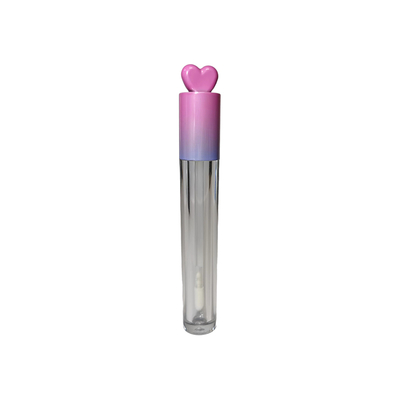 Tubes de gloss avec applicateur rond, logo personnalisé, emballage de tubes de gloss vides, 6 ml, transparents