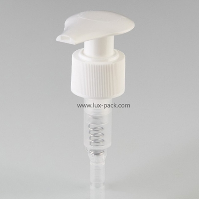 Dispensateur de liquide de couleur personnalisé 24mm 28mm Printemps à l'intérieur pompe de lotion gauche-droite