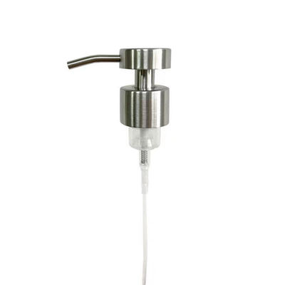 Pompe doseuse 24/28mm en aluminium, adaptée aux flacons de lotion cosmétique ou de lotion pour le corps.