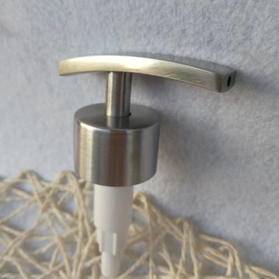 Pompes de lotion pour distributeur de savon à main en acier inoxydable de couleur personnalisée 28 mm