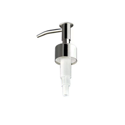 Pompes lotion en aluminium durables 24/28MM pour cosmétiques, soins personnels et nettoyage domestique