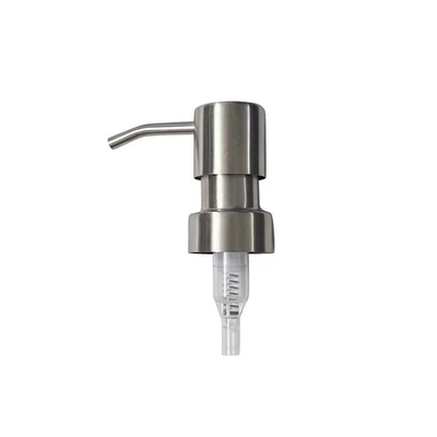 Pompes à lotion en acier inoxydable de luxe de 28 mm