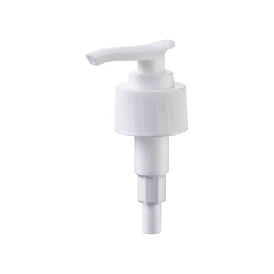 Pompes à lotion en plastique en PP à côtes lisses de couleur personnalisée de 24 mm à 28 mm