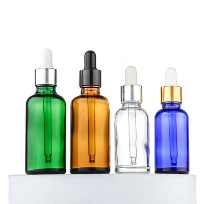 Bouteille d'huile essentielle en plastique et en verre vide 5ml 10ml 15ml 20ml 30ml 50ml 100ml en verre Pour pompe médicale