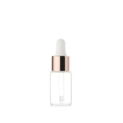 Flacon d'huile essentielle en verre transparent vide 5ml 10ml 15ml 20ml 30ml 50ml 100ml