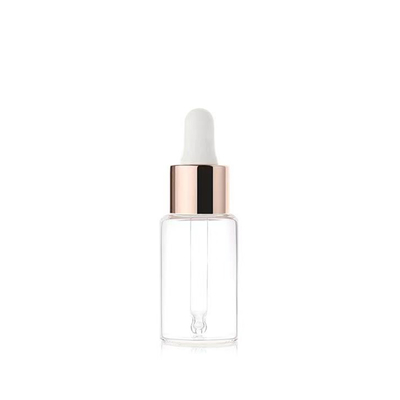 Flacon d'huile essentielle en verre transparent vide 5ml 10ml 15ml 20ml 30ml 50ml 100ml