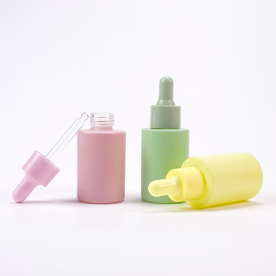 Flacon d'huile essentielle vide couleur personnalisée avec compte-gouttes noir 5ml 10ml 15ml 20ml 30ml 50ml 100ml