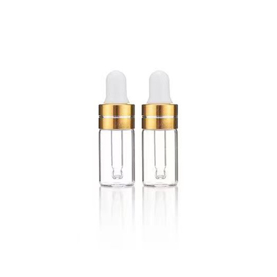 Bouteille d' huile essentielle 5ml 10ml 15ml 20ml 30ml 50ml 100ml avec couleur dorée transparente