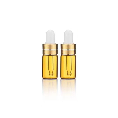 Bouteille d' huile essentielle 5ml 10ml 15ml 20ml 30ml 50ml 100ml avec couleur dorée transparente