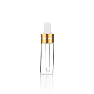Bouteille d' huile essentielle 5ml 10ml 15ml 20ml 30ml 50ml 100ml avec couleur dorée transparente