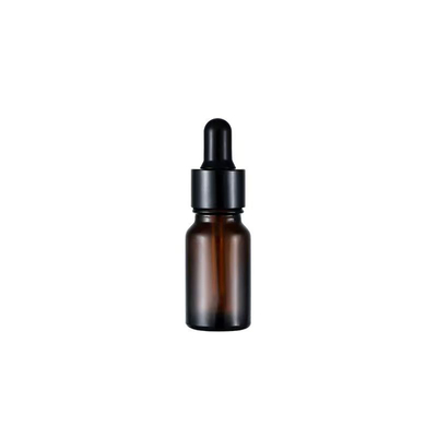 Flacon d'huile essentielle marron de 30 ml avec compte-gouttes pour huiles naturelles