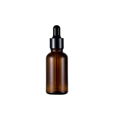 Flacon d'huile essentielle marron de 30 ml avec compte-gouttes pour huiles naturelles