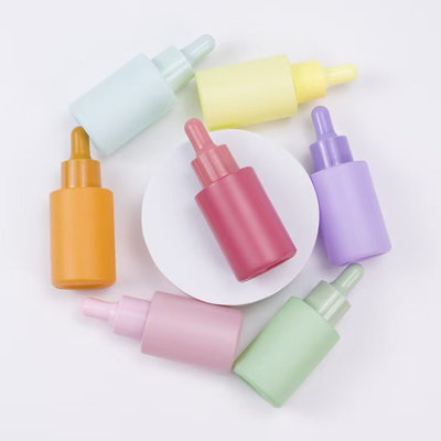 Flacon d'huile essentielle couleur macaron de 30 ml avec options de 5 ml, 10 ml, 15 ml, 20 ml, 50 ml et 100 ml