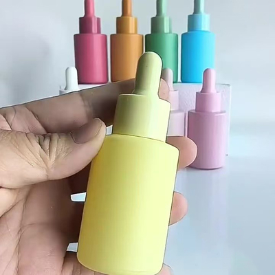 Flacon d'huile essentielle couleur macaron de 30 ml avec options de 5 ml, 10 ml, 15 ml, 20 ml, 50 ml et 100 ml