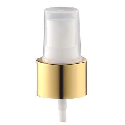 18 mm 20 mm Luxury Gold Metal Aluminium Anodisé Pompe à pulvérisation de brouillard fin Pulvérisateur à demi ou plein capuchon