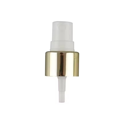 20 mm 24 mm d'aluminium or et argent pulvérisateur de brume fine pompe d'atomisateur pressée à la main buse anodisée