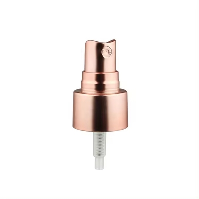 20 mm 24 mm d'aluminium or et argent pulvérisateur de brume fine pompe d'atomisateur pressée à la main buse anodisée