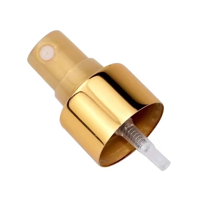 20 mm 24 mm d'aluminium or et argent pulvérisateur de brume fine pompe d'atomisateur pressée à la main buse anodisée