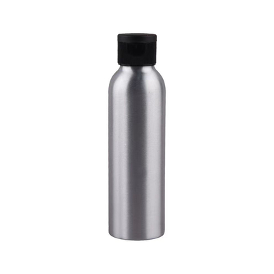 Bouteille en aluminium anodisé argenté 100ml 150ml 250ml Emballage cosmétique Bouteille en aluminium