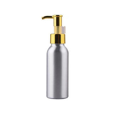 Bouteille en aluminium anodisé argenté 100ml 150ml 250ml Emballage cosmétique Bouteille en aluminium
