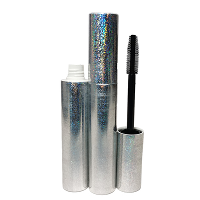 Gros pinceau en plastique avec dégradé rose personnalisé étiquette privée tube de mascara vide