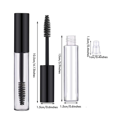 Tube de mascara transparent mat vide pour gloss à lèvres 5ML-20ML