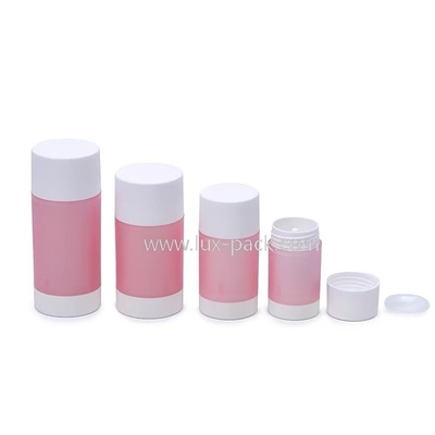 Tube de fard à joues cosmétique à pivot inférieur vide pour déodorant, contenant d'emballage en plastique