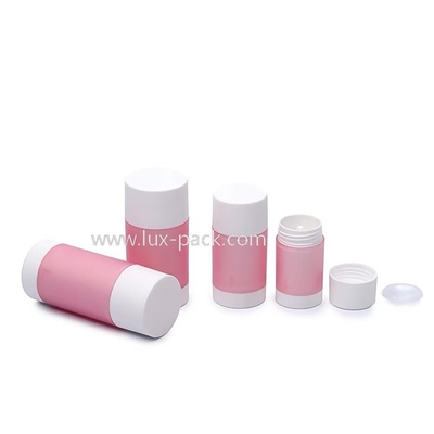 Bâton de baume déodorant Rotation supérieure Contenant d'emballage cosmétique en plastique Réutilisable