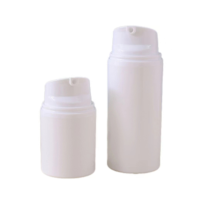 Bouteille de distributeur sans air de couleur blanche avec 30ml 50ml 80ml 100ml