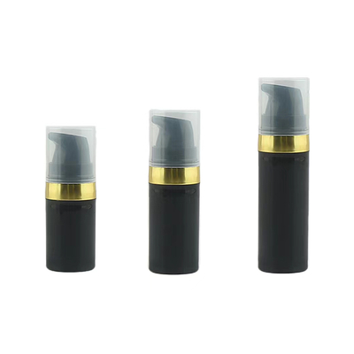 Support personnalisé Flacon pompe airless en plastique 5ml 10ml 15ml utilisé pour l'emballage de soins de la peau