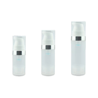 Bouteille de pompe sans air multicolore de 5 ml 10 ml 15 ml, utilisée dans les cosmétiques