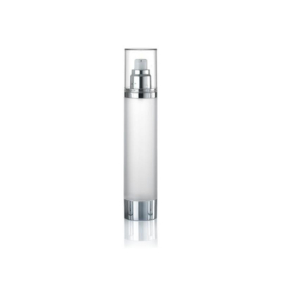 Bouteille de pompe sans air de 15 ml en or rose avec artwork de haute qualité