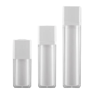Bouteille de pompe sans air rotative d'une capacité de 15 ml 30 ml 50 ml couramment utilisée pour les soins personnels
