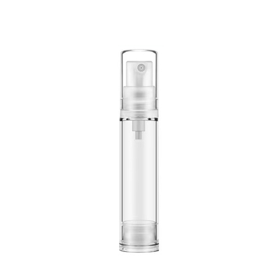 Flacon pompe airless pour lotion crème en spray à brume fine avec personnalisation possible pour 5ml, 10ml, 15ml