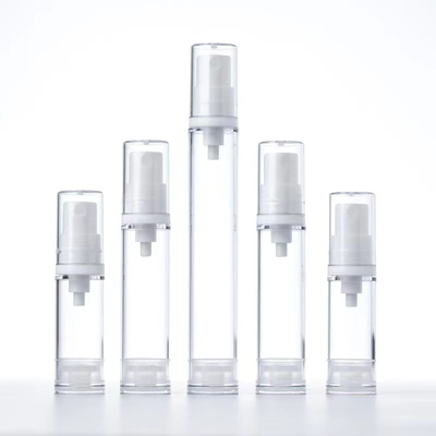 Flacon pompe airless pour lotion crème en spray à brume fine avec personnalisation possible pour 5ml, 10ml, 15ml
