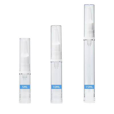 Crème pour les yeux, flacon airless 5ml 10ml 15ml, utilisé pour l'emballage des soins de la peau