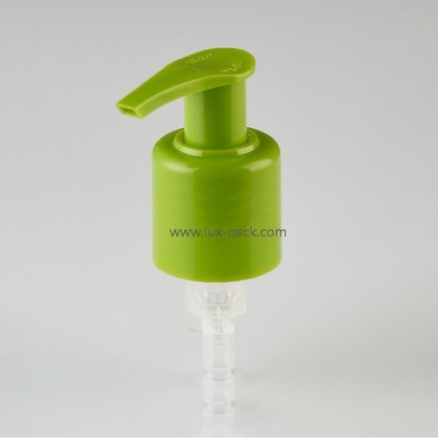 Fourniture d'usine 24mm 28mm 2cc Distributeur de liquide de couleur personnalisée Pompe à lotion gauche-droite pour les soins de la peau