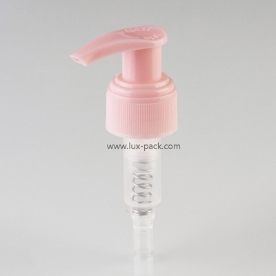 Fourniture d'usine 24mm 28mm 2cc Distributeur de liquide de couleur personnalisée Pompe à lotion gauche-droite pour les soins de la peau