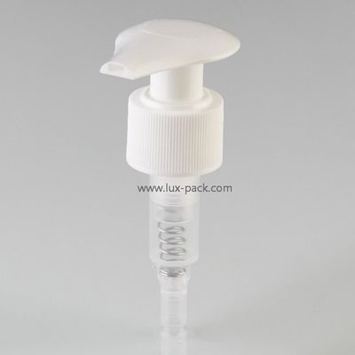 Pompe à lotion en plastique de qualité supérieure et durable de 24/28MM avec différentes hauteurs pour lotion lavante pour le corps