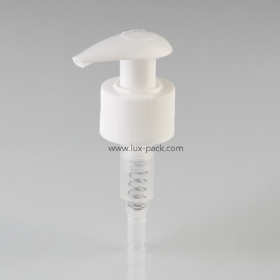 Pompe distributrice de lotion pour soins de la peau, crème pour les mains liquide, de qualité stable, tête personnalisée 24 mm 28 mm
